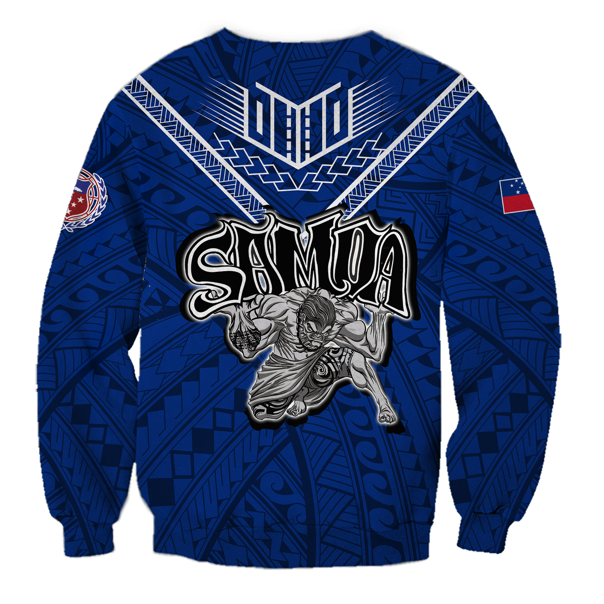 Toa Samoa Rugby Sweatshirt - Samoan Warrior Pride - LT12 - Polynesian Pride