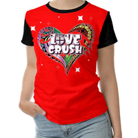 Fiji Valentine Couple Heart T Shirt LT2 No Men - Polynesian Pride