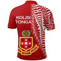 Custom Kolisi Tonga Atele Polo Shirt Tongan Tribal LT12 - Polynesian Pride