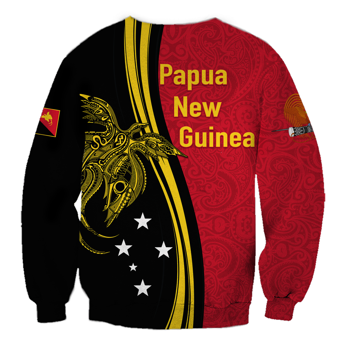 Papua New Guinea Independence Anniversary Polynesian Tribal Sweatshirt - LT12 - Polynesian Pride