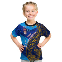 Fiji Day T Shirt Kid - 51Th Year Of Independence - LT20 Youth XL Size14 - Polynesian Pride