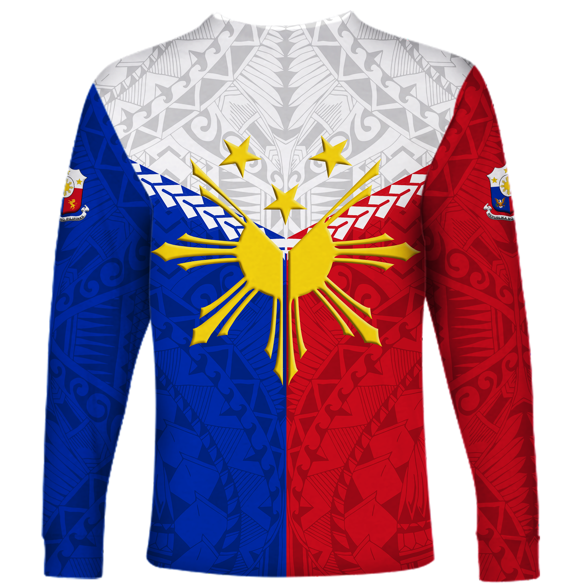 (Custom Personalised) The Philippines Legend Long Sleeve Shirt - LT12 - Polynesian Pride