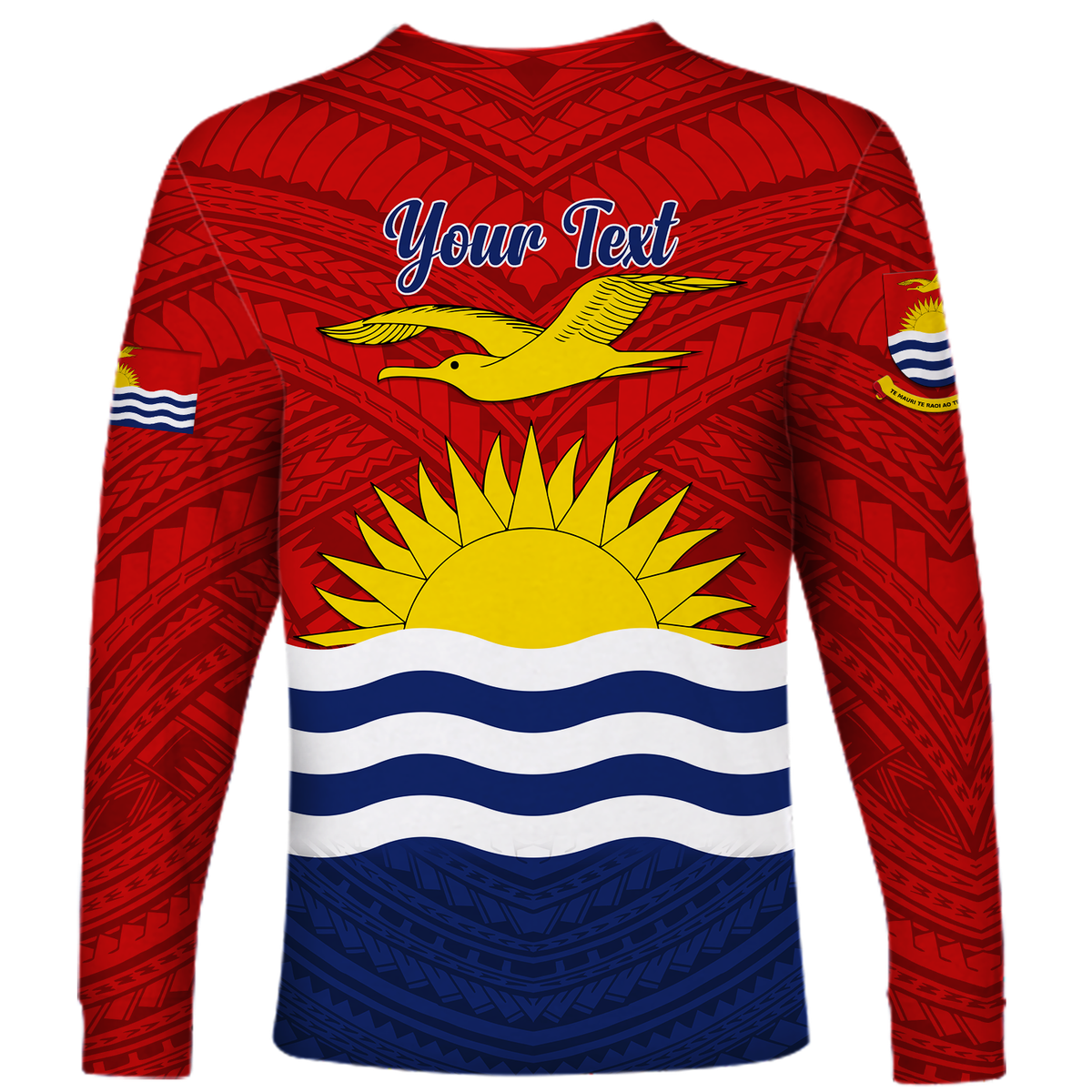 Custom Kiribati 43rd Independence Celebrations Long Sleeve Shirt - LT12 - Polynesian Pride