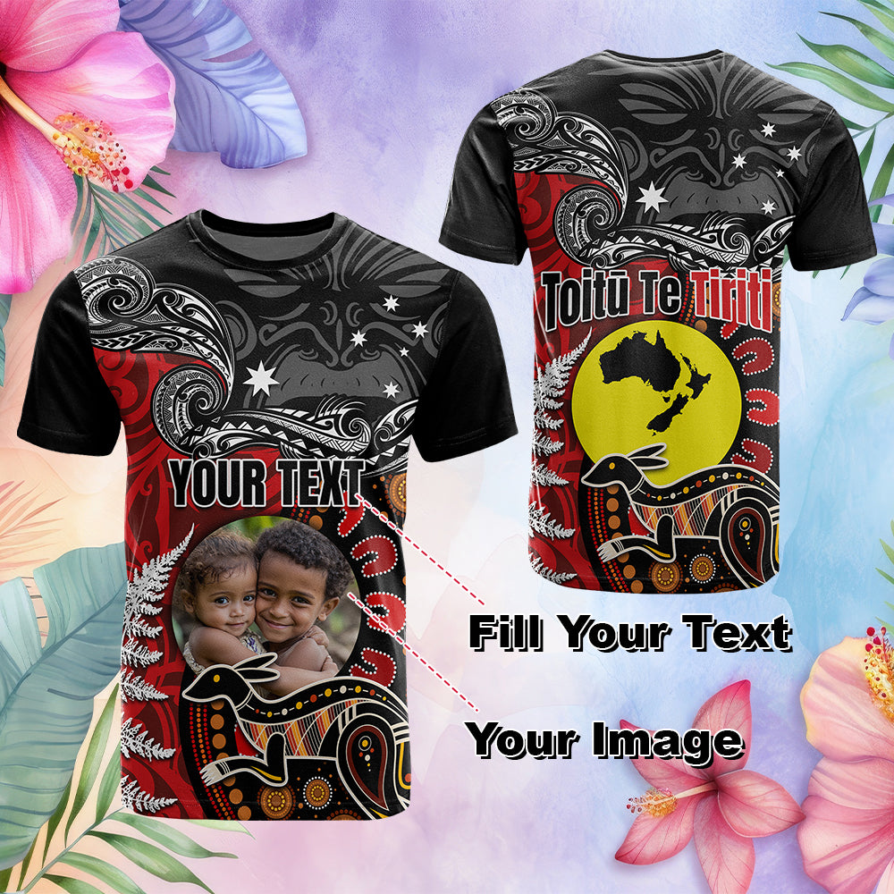 Aotearoa and Australia Toitu Te Tiriti T Shirt Honour the Treaty - Te Tiriti Is Us
