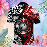 Custom Photo Tonga and New Zealand Together Polo Shirt Ngatu Art Tribal Maori Tattoo and Silver Fern CTM03 - Polynesian Pride