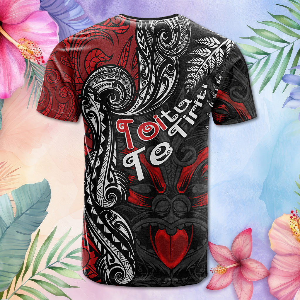 Custom Aotearoa Toitu Te Tiriti T Shirt New Zealand Honour the Treaty - Te Tiriti Is Us