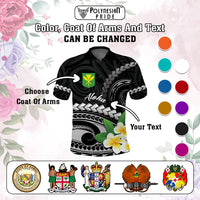 Custom AAPI Heritage Month Polo Shirt Polynesian Tribal Tattoo