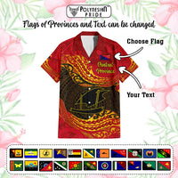 Custom Papua New Guinea Provinces Hawaiian Shirt Symbol Flag Polynesian Pattern - Polynesian Pride