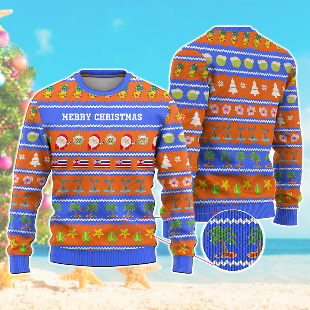 Custom Polynesian Countries Knitted Sweatshirt Funny Beach Style