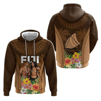 Custom Photo Fiji Day Hoodie Tropical Vibes CTM05 - Polynesian Pride