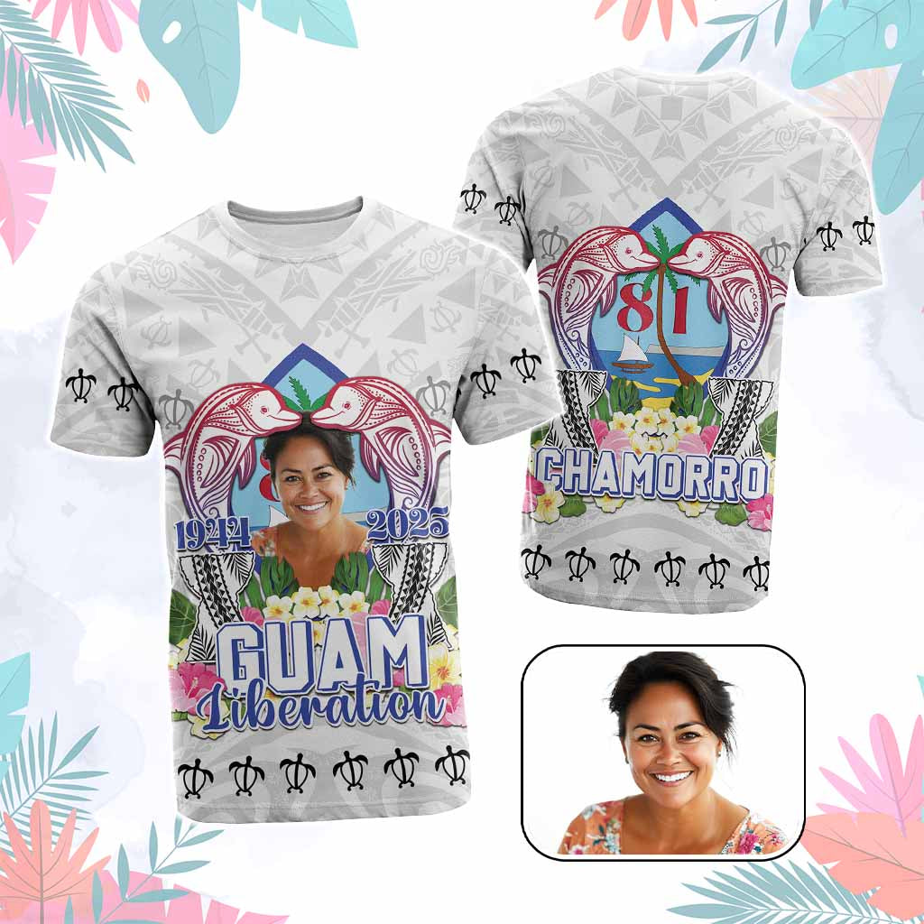 Custom Photo Guam Liberation Day T Shirt 81st Anniversary