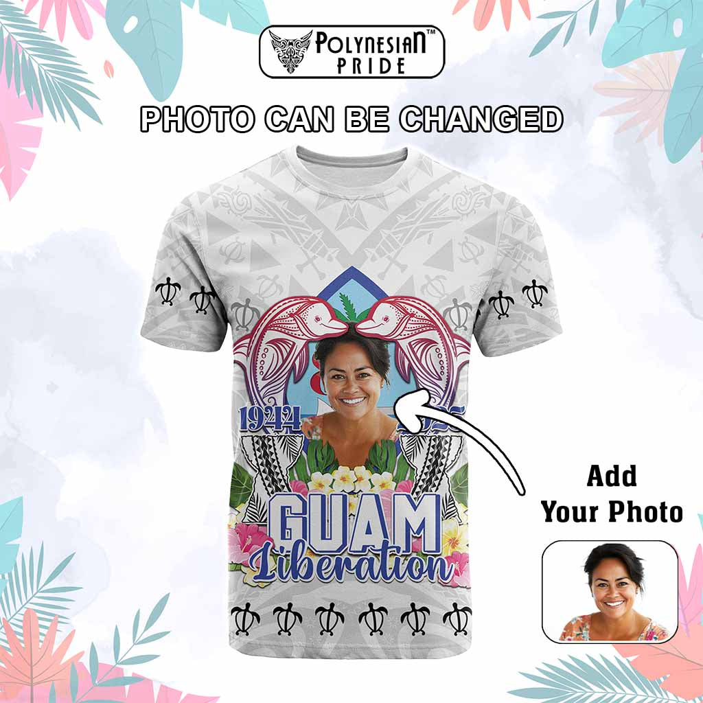 Custom Photo Guam Liberation Day T Shirt 81st Anniversary