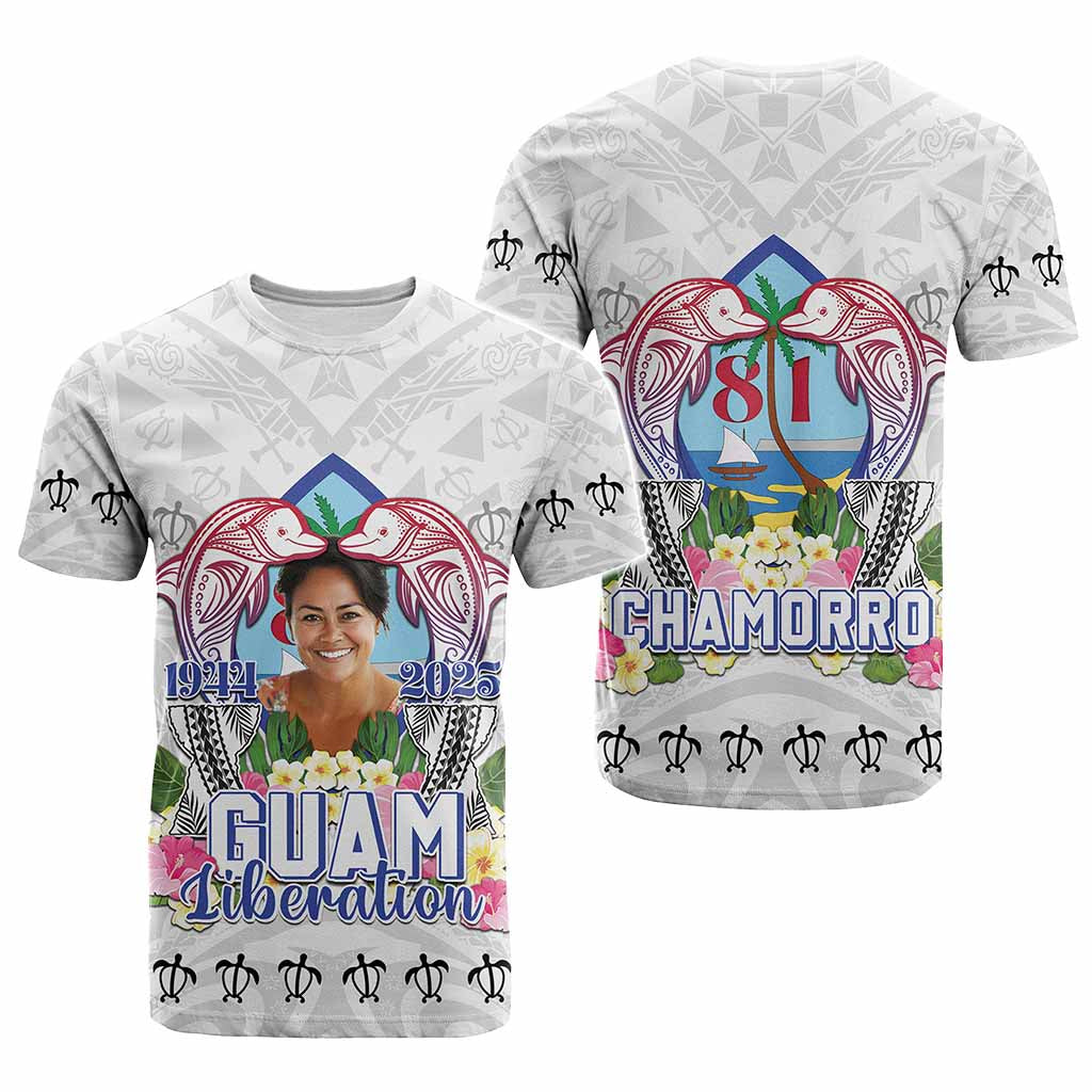 Custom Photo Guam Liberation Day T Shirt 81st Anniversary