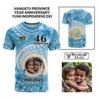 Custom Photo Sanma Province T Shirt Vanuatu Yumi Indipendens Dei