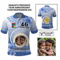Custom Photo Shefa Province Polo Shirt Vanuatu Yumi Indipendens Dei