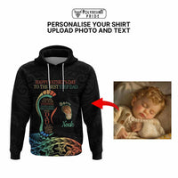 Custom Happy Father's Day - The Best Step Dad Hoodie Polynesian Tribal Tatoo
