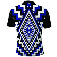 Custom Photo New Zealand Maori Patikitiki Taniko Motifs Polo Shirt