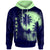 Hawaii Zip up Hoodie The Sea At Night
