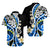 Plumeria Polynesian Couples Matching Outfits Combo Long Sleeve Dress Trending Blue LT6 - Polynesian Pride