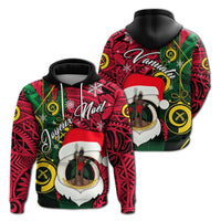 Vanuatu Christmas Joyeux Nol Santas God Yumi Hoodie LT2 Hoodie PURPLE - Polynesian Pride