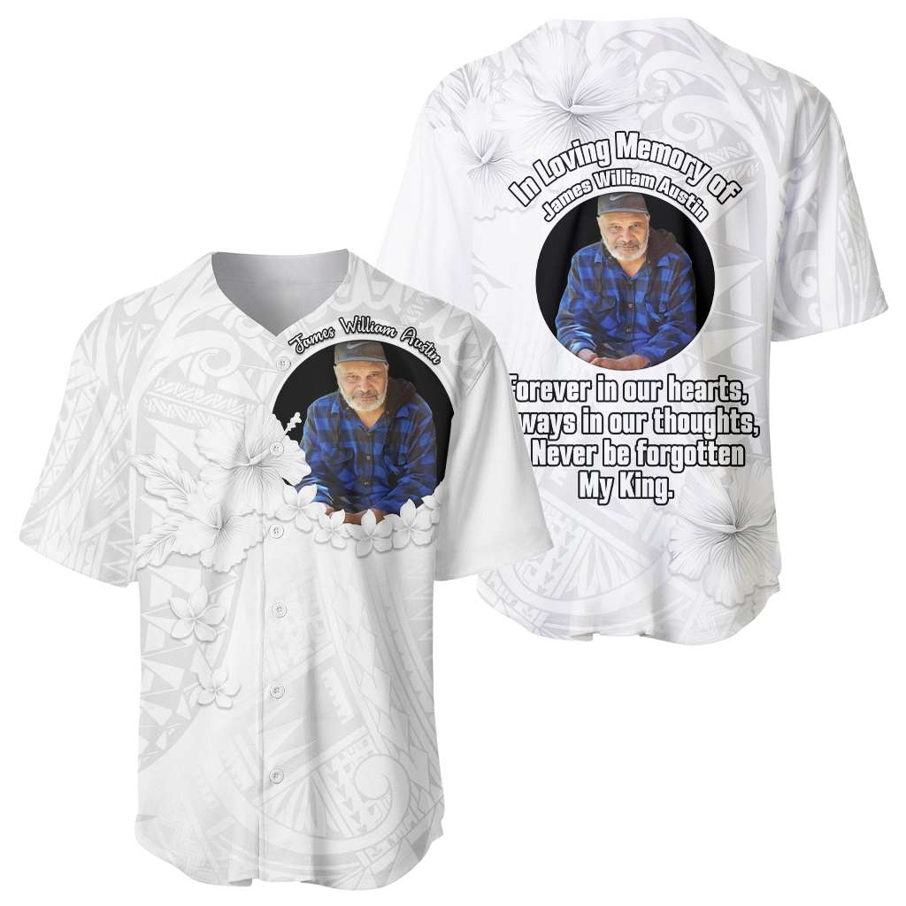 CUSTOMER REQUEST - neridaaustin - 15/09/2026 - Baseball Jersey - LT05 White - Polynesian Pride