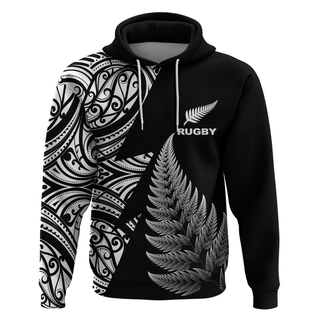 New Zealand Rugby Zip Hoodie - Aotearoa Maori Style