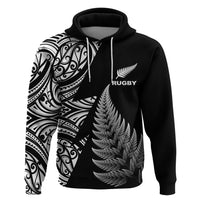 New Zealand Rugby Zip Hoodie - Aotearoa Maori Style
