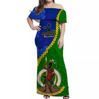 Vanuatu Malampa Province Matching Hawaiian Shirt and Dress Turtle Sand Drawing Unique Tapa LT14 No Shirt Green - Polynesian Pride