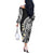 Plumeria Polynesian Couples Matching Outfits Combo Long Sleeve Dress Trending Black LT6 - Polynesian Pride