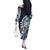 Plumeria Polynesian Couples Matching Outfits Combo Long Sleeve Dress Trending Blue LT6 - Polynesian Pride