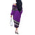 Polynesian Couples Matching Outfits Combo Long Sleeve Dress Simple Purple No.2 LT6 - Polynesian Pride