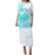Polynesian Tribal Tattoo Retro Puletasi Dress Aqua Screen Color LT9 - Polynesian Pride
