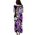 Plumeria Polynesian Puletasi Dress Trending Purple LT6 - Polynesian Pride