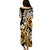 Plumeria Polynesian Puletasi Dress Trending Gold LT6 - Polynesian Pride