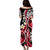 Plumeria Polynesian Puletasi Dress Trending Red LT6 - Polynesian Pride