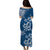 Hawaii Summer Puletasi Dress Mix Polynesian Dark Blue LT6 - Polynesian Pride