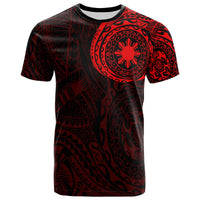 Philippines Polynesian T-Shirt - Polynesian Tattoo Style Adult Red - Polynesian Pride