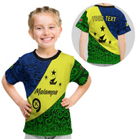 (Custom Personalised) Malampa Province T Shirt Kid Vanuatu Pattern LT13 Youth XL Size14 - Polynesian Pride