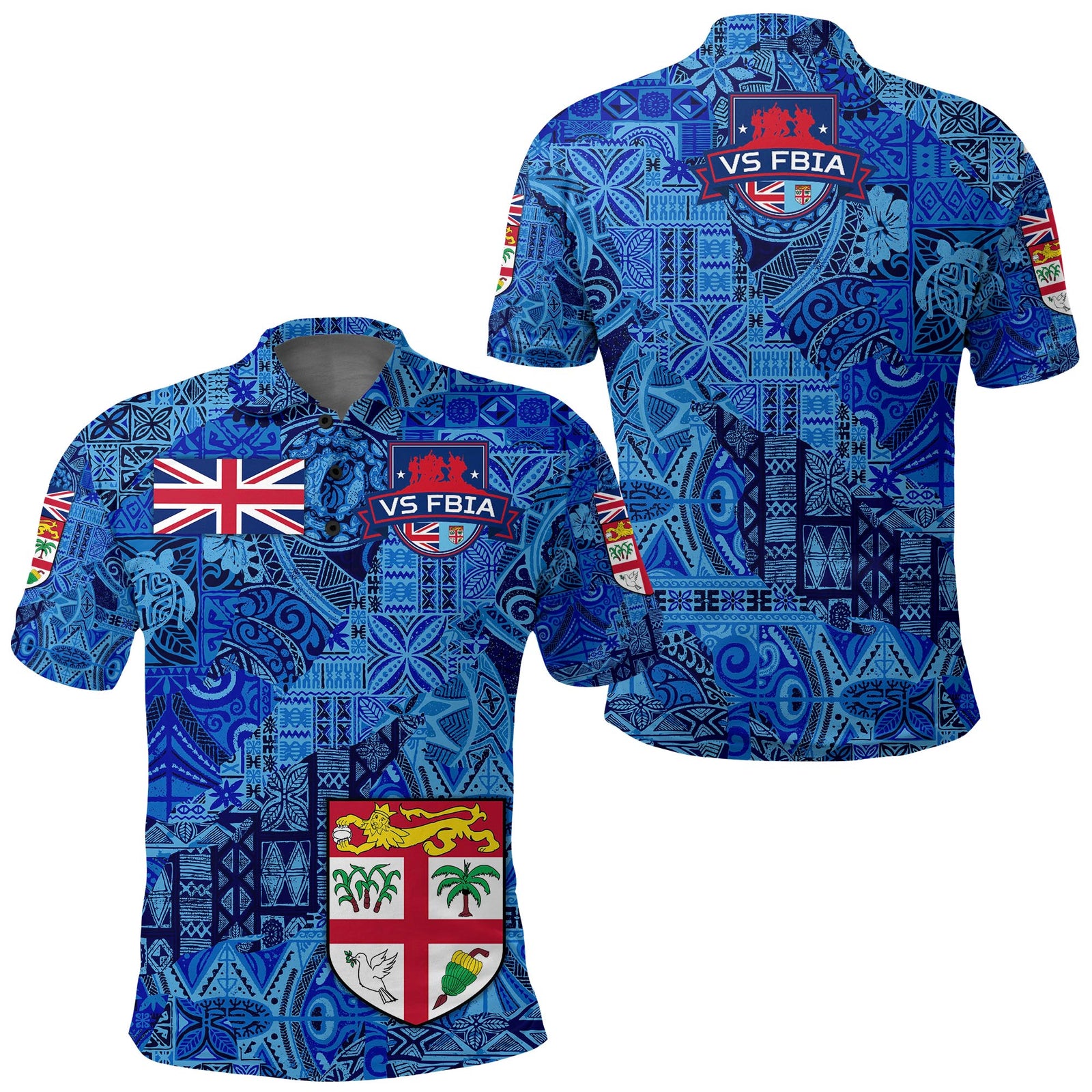Fiji Day Polo Shirt VS FBIA Original Style RLT7