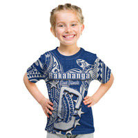 (Custom Personalised)Cook Islands T Shirt Kid Rakahanga LT6 Youth XL Size14 - Polynesian Pride
