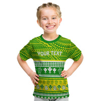 (Custom Personalised) Hawaii Christmas T Shirt Kid Polynesian Mele Kalikimaka Santa Claus LT13 Youth XL Size14 - Polynesian Pride