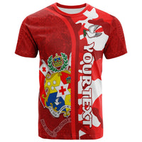 Custom Tonga Unique T Shirt Camouflage with Tongan Pattern LT13 Unisex Red - Polynesian Pride