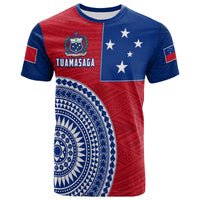 Tuamasaga Samoa T Shirt Polynesian Pattern LT13 Unisex Red - Polynesian Pride