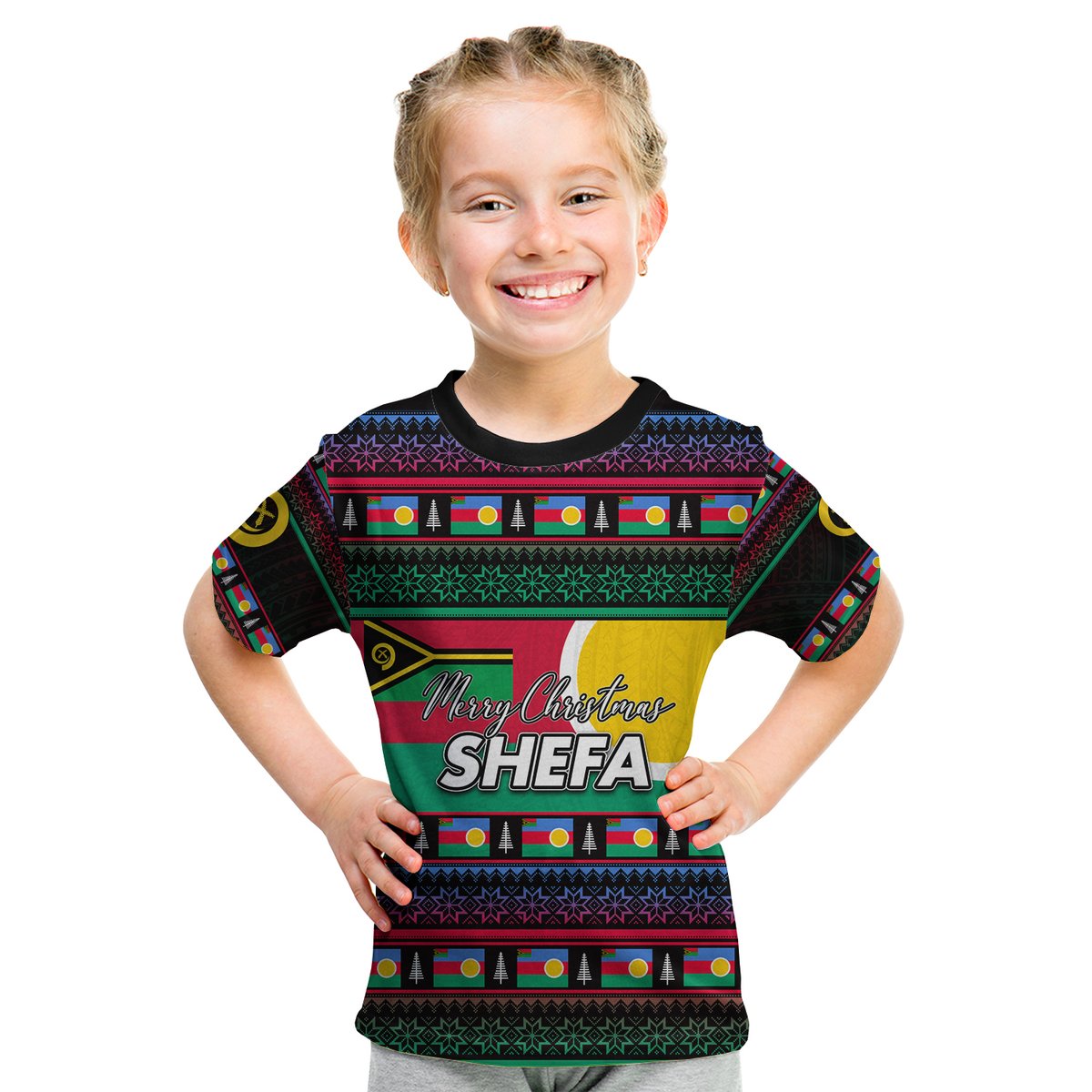 Shefa Province T Shirt Kid Of Vanuatu Christmas LT6 Youth XL Size14 - Polynesian Pride
