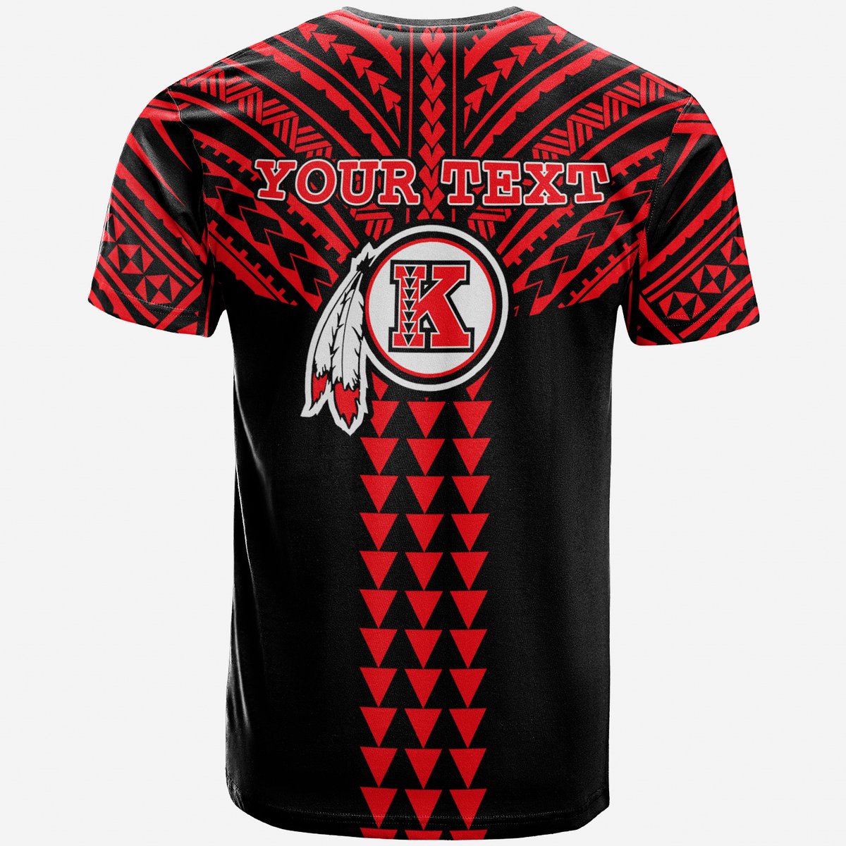 Custom Kahuku Passionate T Shirt Hawaii High & Intermediate School LT13 - Polynesian Pride