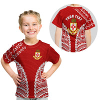 (Custom Personalised) Kolisi Tonga T Shirt Kid LT13 Youth XL Size14 - Polynesian Pride