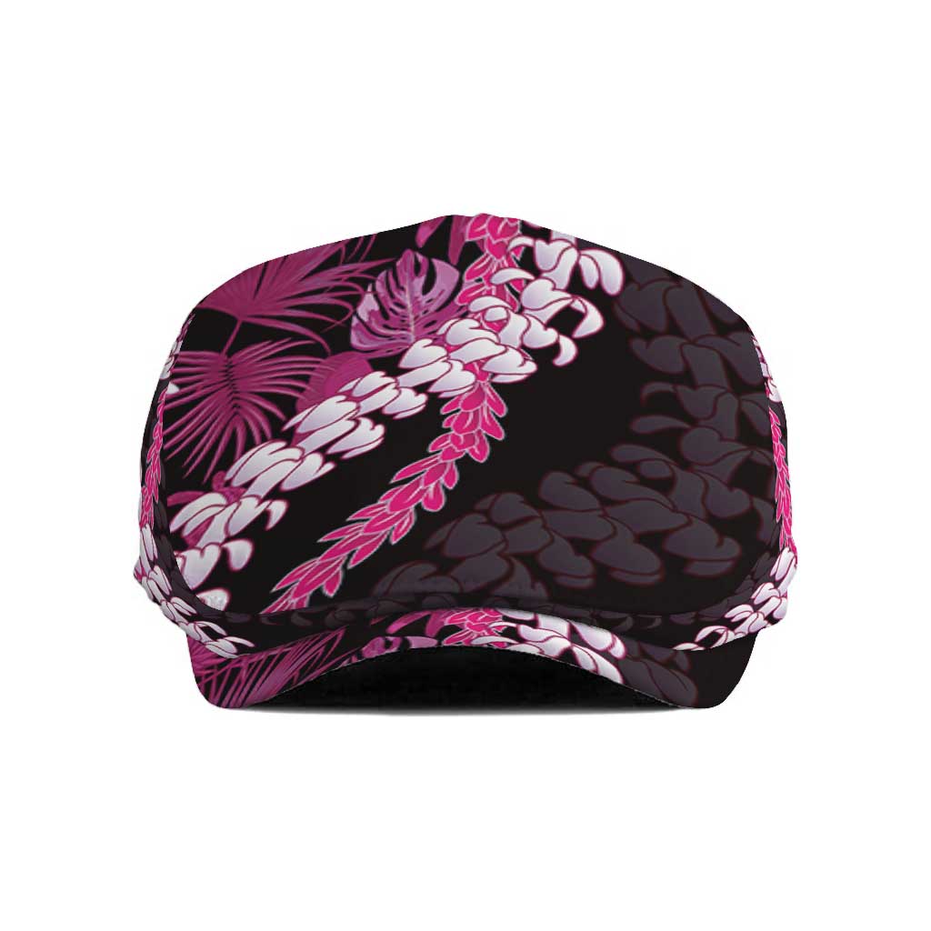 Akala Aloha Hawaii Lei Jeff Hat Tropical Flowers Elegant Vibe LT14 Pink - Polynesian Pride