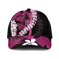 Akala Aloha Hawaii Lei Mesh Trucker Cap Tropical Flowers Elegant Vibe - Polynesian Pride