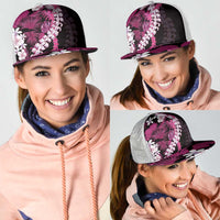 Akala Aloha Hawaii Lei Mesh Trucker Cap Tropical Flowers Elegant Vibe - Polynesian Pride
