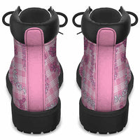 Alaka Aloha Hawaii All Season Boots Plumeria Lei With Palaka Motif LT14 - Polynesian Pride